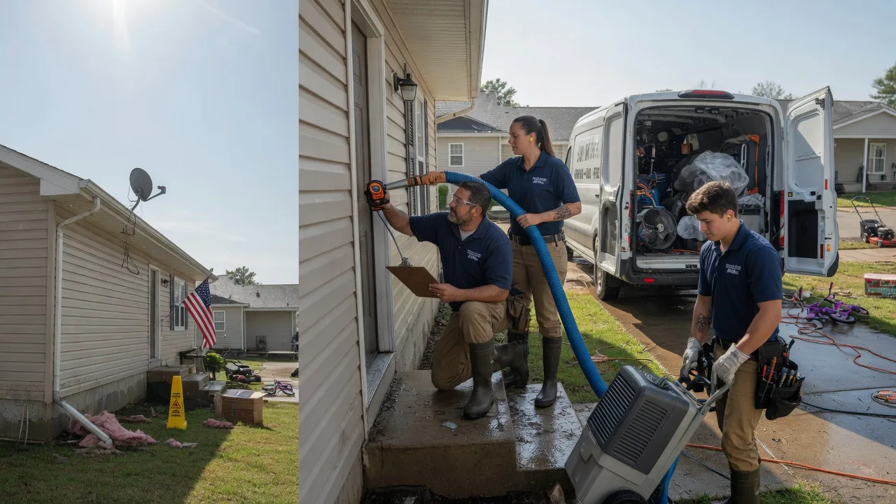 Ceiling Water Damage Restoration in Ridge Farm, IL near me
